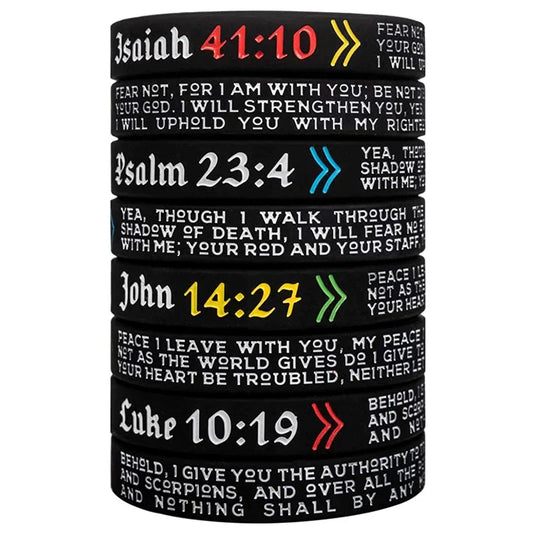 Bible Verse SIlicone Wristband