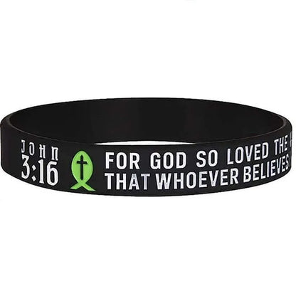 Bible Verse Silicon Wristband