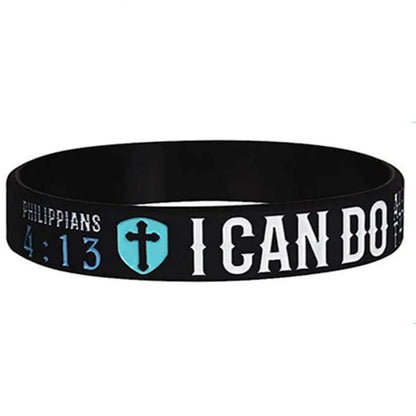 Bible Verse Silicon Wristband
