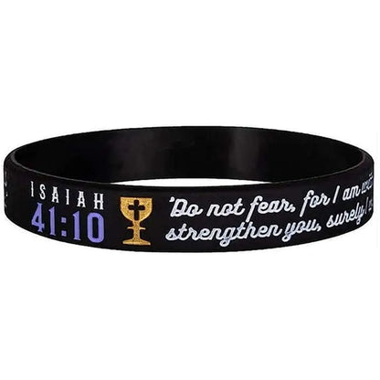 Bible Verse Silicon Wristband