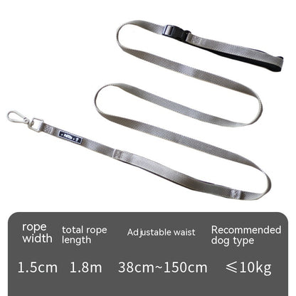 1.8m Long Dog Leash Multifunctional Hands Free Running