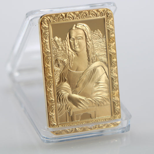 Da Vinci Mona Lisa Gold Plated Bar