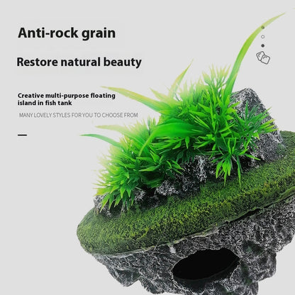 Fish Tank Suspended Stone Floating Ornaments