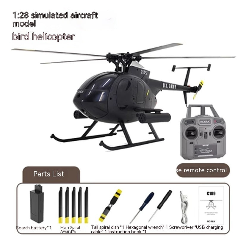 RC-E Helicopter C189 with radar sensor 6 axis stability control