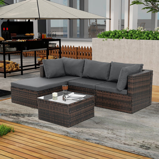 Weather Resistant Patio Furniture with Coffee Table