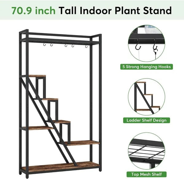 Outdoor Plant Stand for 10 Plants